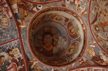 Роспись купола скальной церкви Чарыклы. XI в